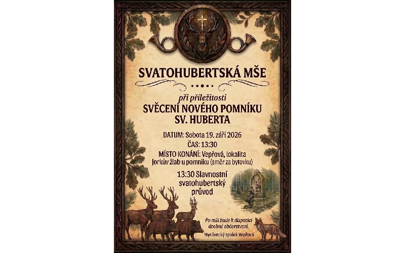 Aktuality - Svatohubertská mše